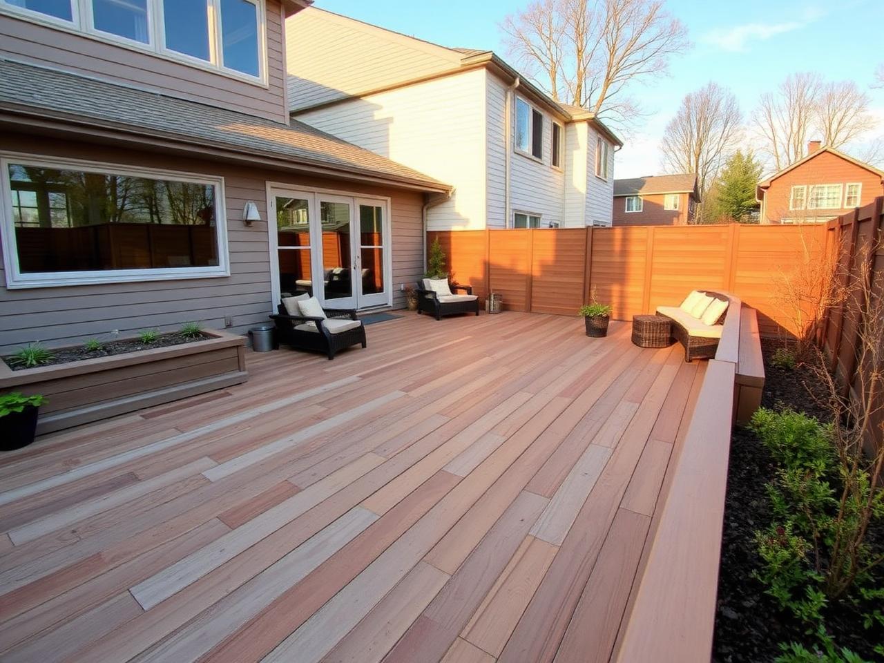 Composite Deck — Courtyard Entertaining