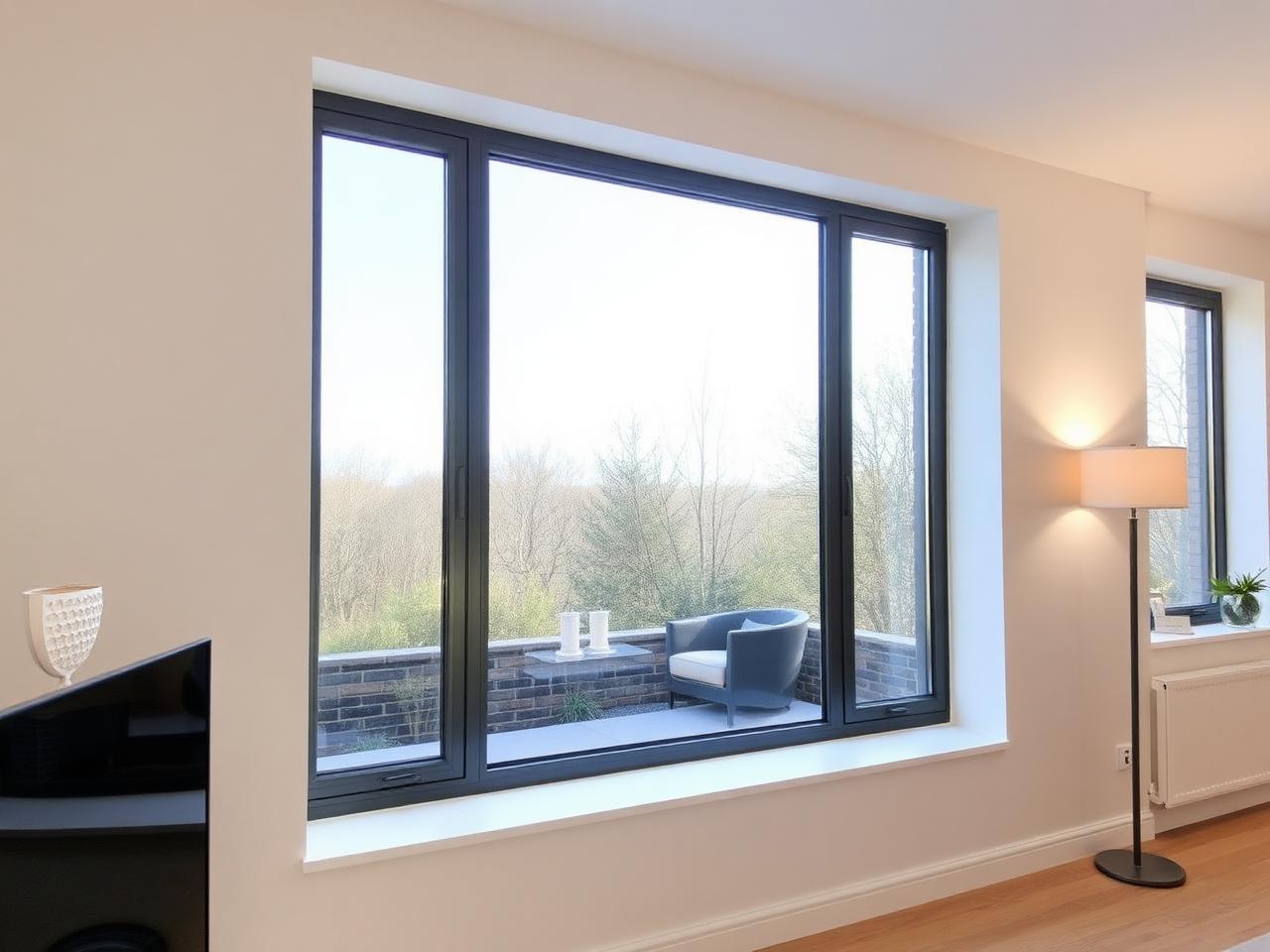 Aluminium Double Glazed Window Install